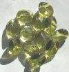 12 26x20mm Acrylic Olivine Oval Nuggets